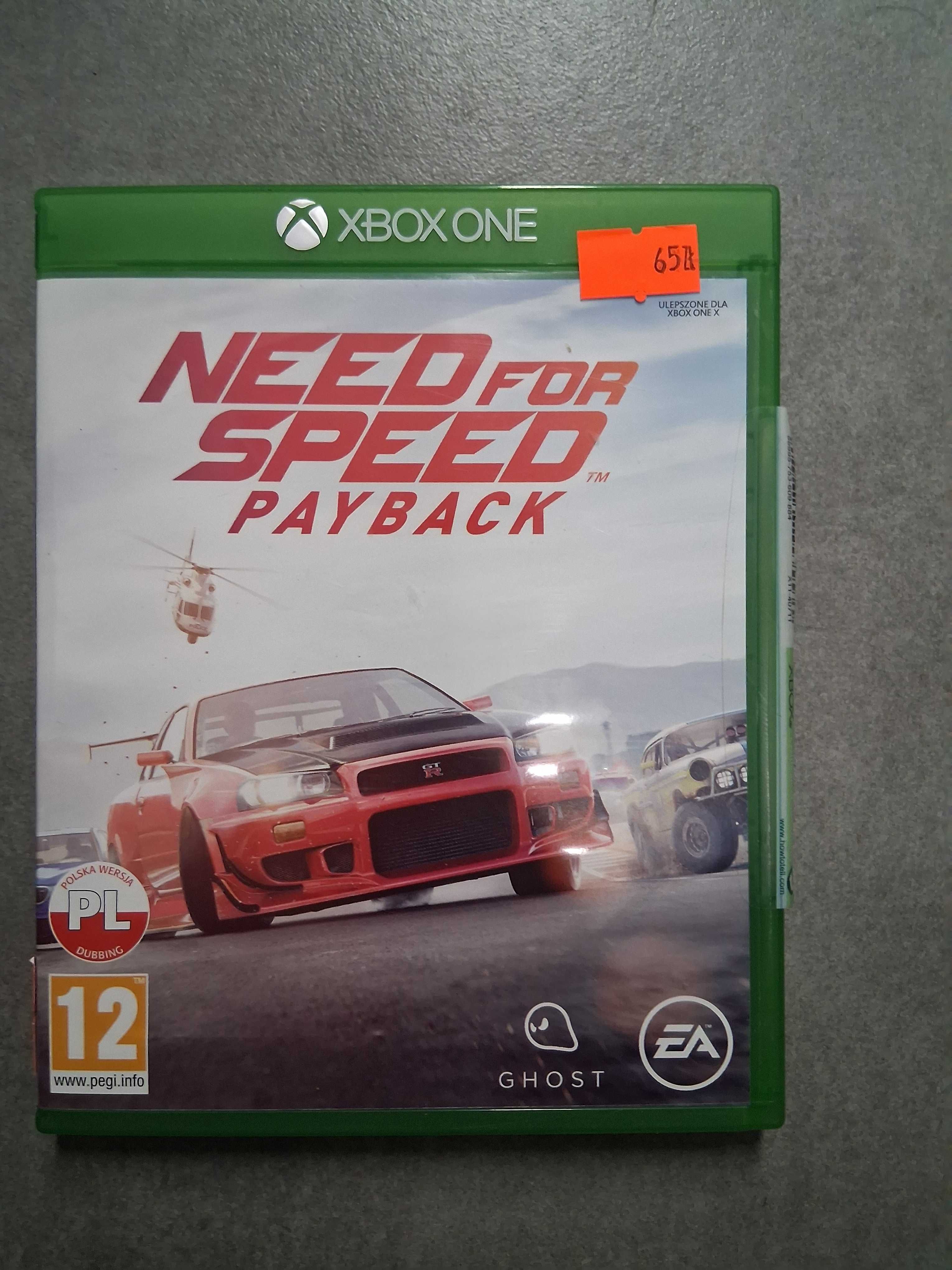 Gra Need For Speed Payback Xbox one