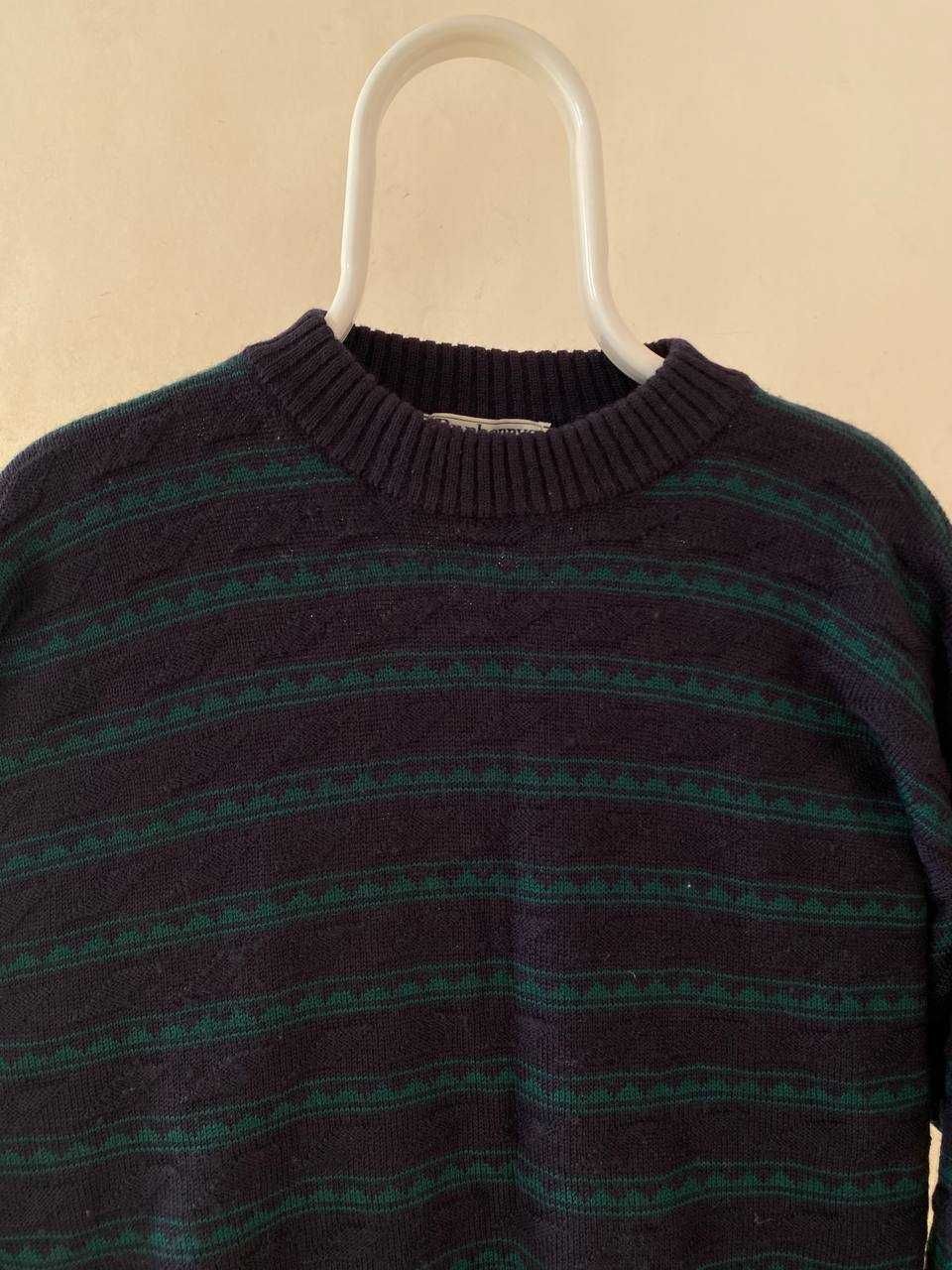 Burberrys Viintage sweater męski wełniany ciepły bluza