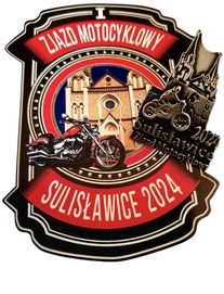 Pamiątkowa blacha + naklejka z I Zjazdu Motocyklowego Sulisławice 2024