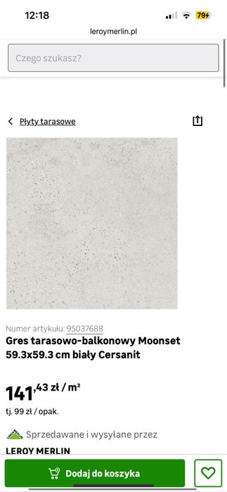 Gres Tarasowy 2.0 Moonset white mat