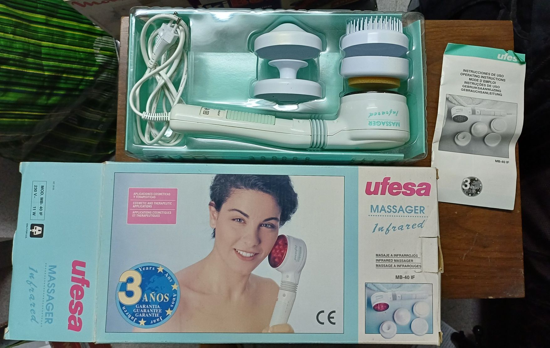 Massajador infravermelhos 
Ufesa MB-40 IF
Nunca usado. Na caixa