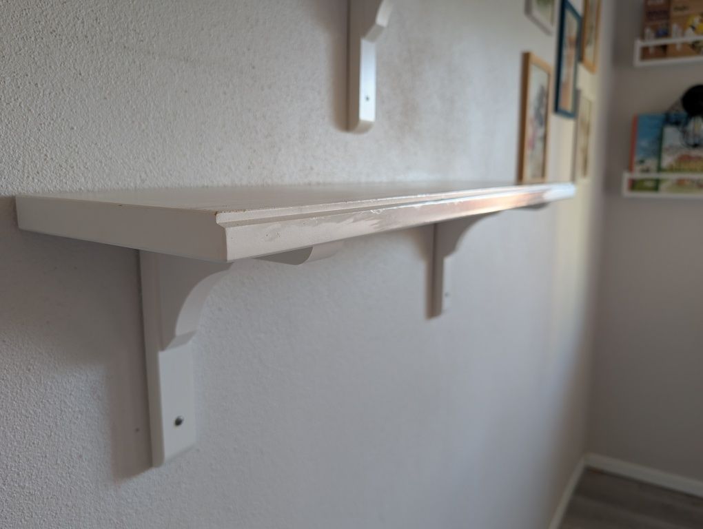 Półka ścienna biała Ikea używana