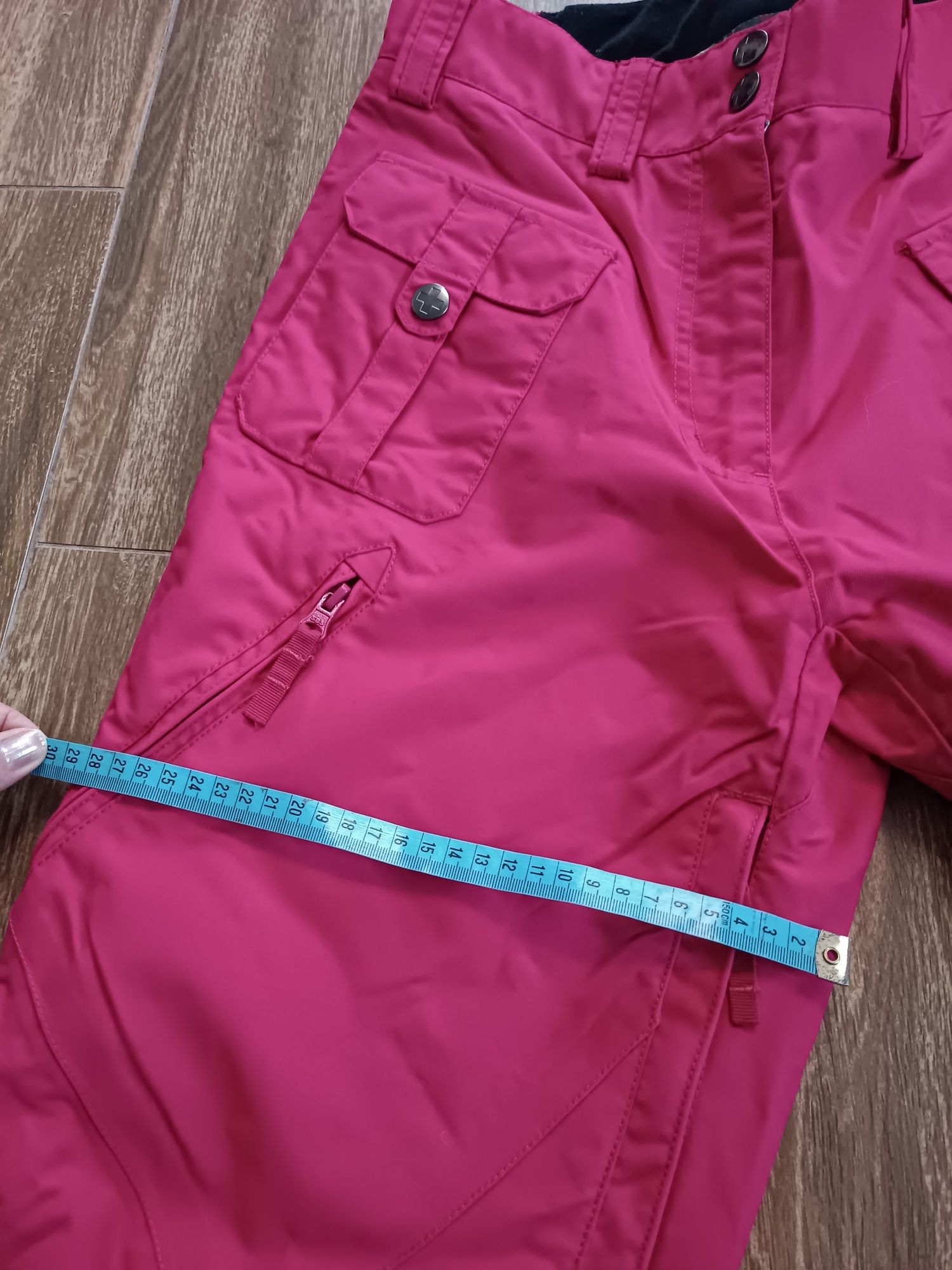 Alprausch Spodnie narciarskie rozmiar L różowe bez ocieplenia