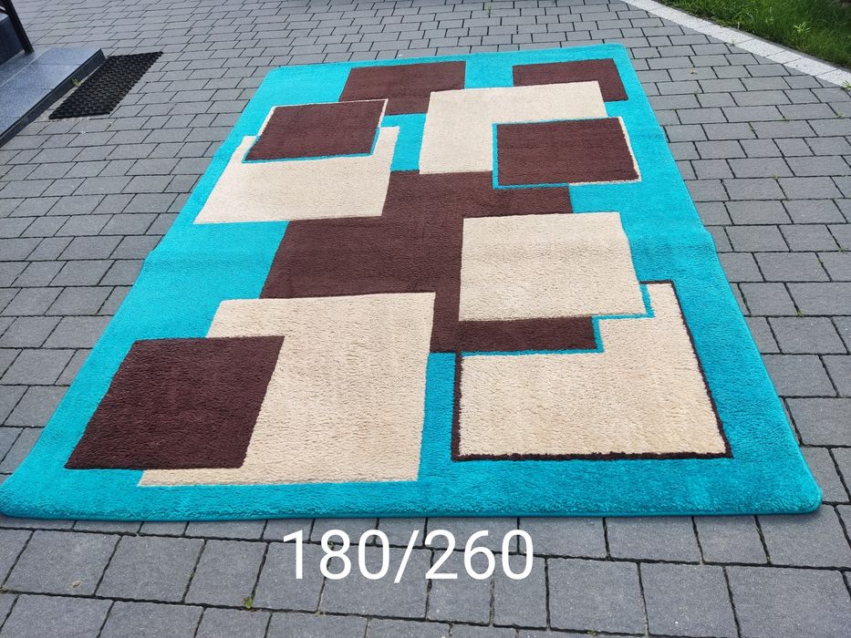 Dywan do salonu pokoju 180 x 230 turkus
