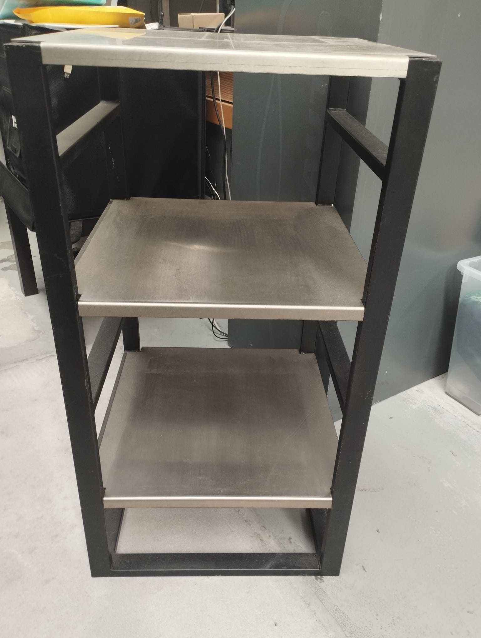 Estante de Ferro c/ Prateleiras Inox 95x50x50