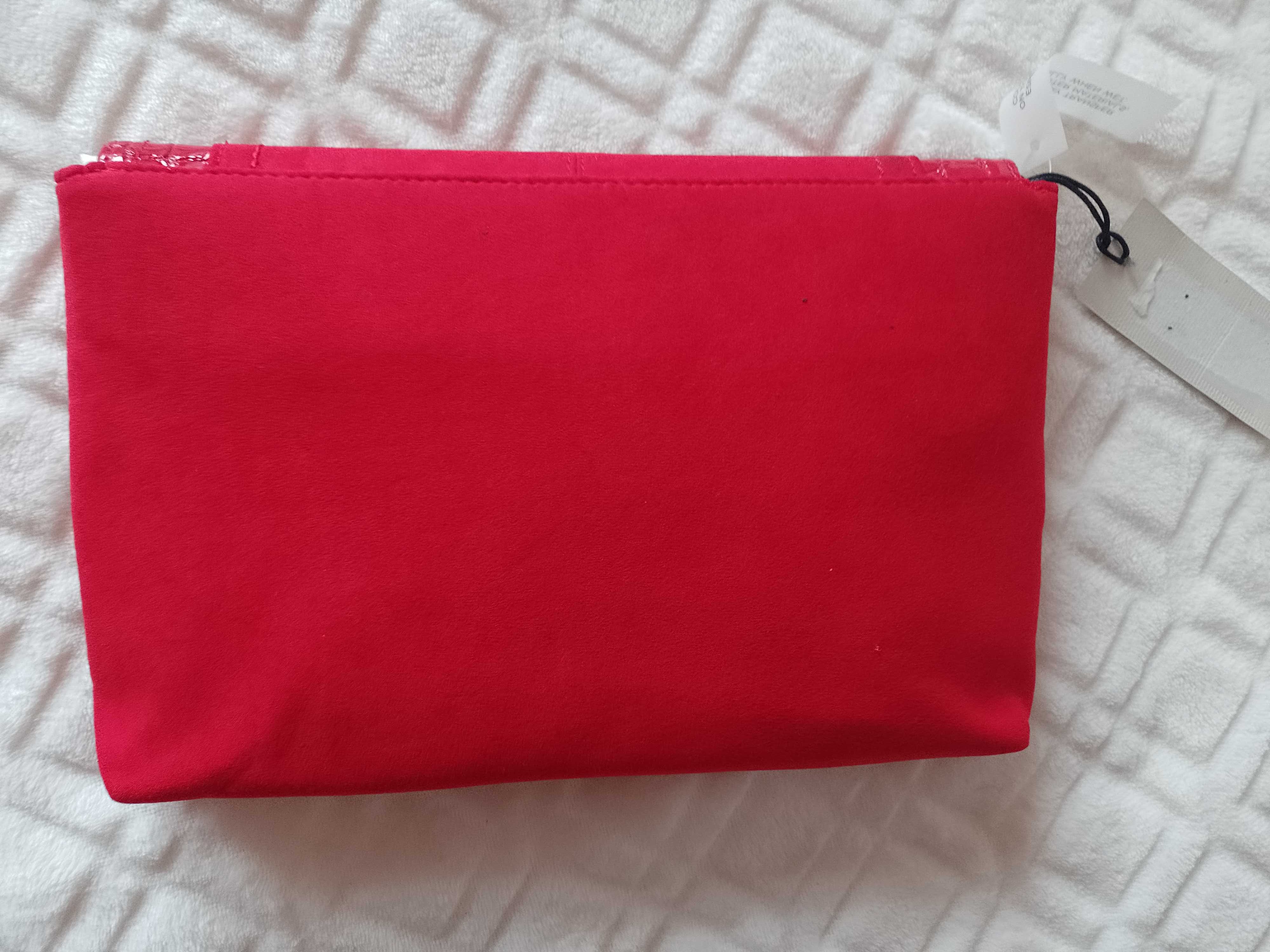 RIVER ISLAND/ Czerwona torebka kopertówka z Londynu, NOWA