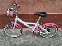 Rower btwin 16 cali docto girl rowerek dla dziewczynki kola 16 cali b'