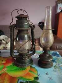 Lampy naftowe 2 sztuki