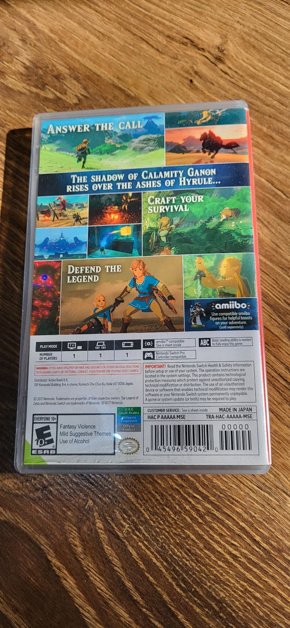 Gra The Legend of Zelda Bereath of the Wild na Nintendo switch