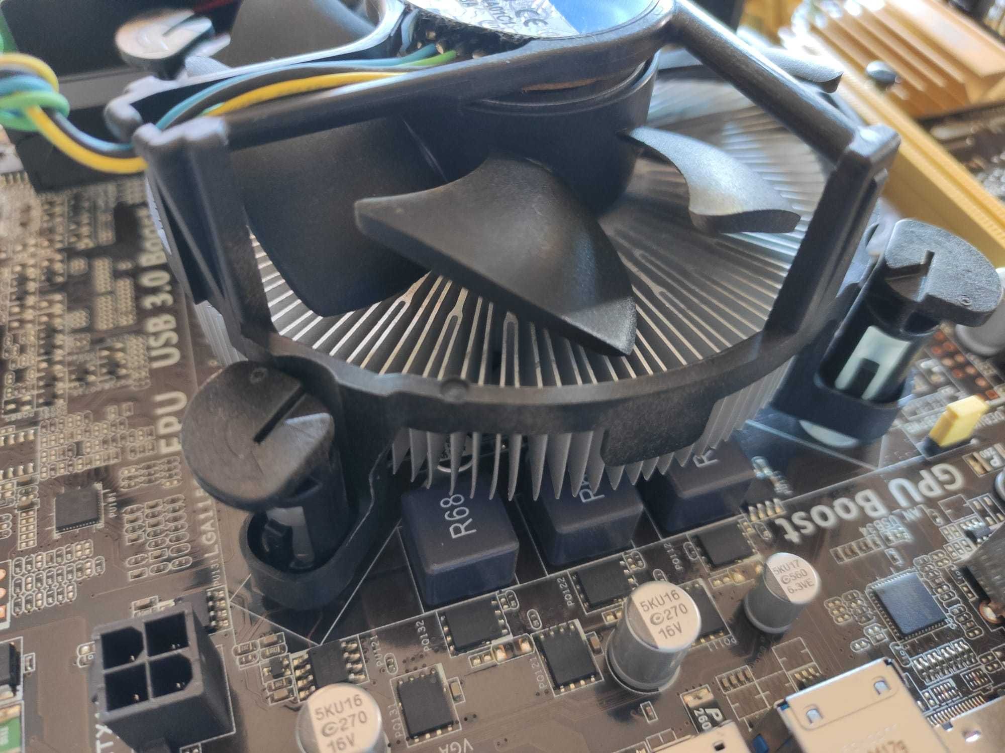 Płyta główna + procesor + pamięć 8GB RAM + Asrock B85M + Intel i5-4590