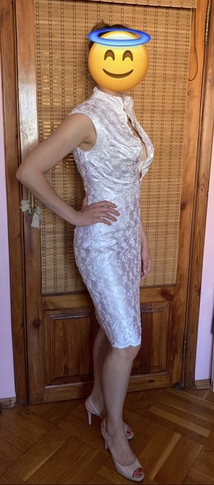 Платье свадебное, выпускное, праздничное белое