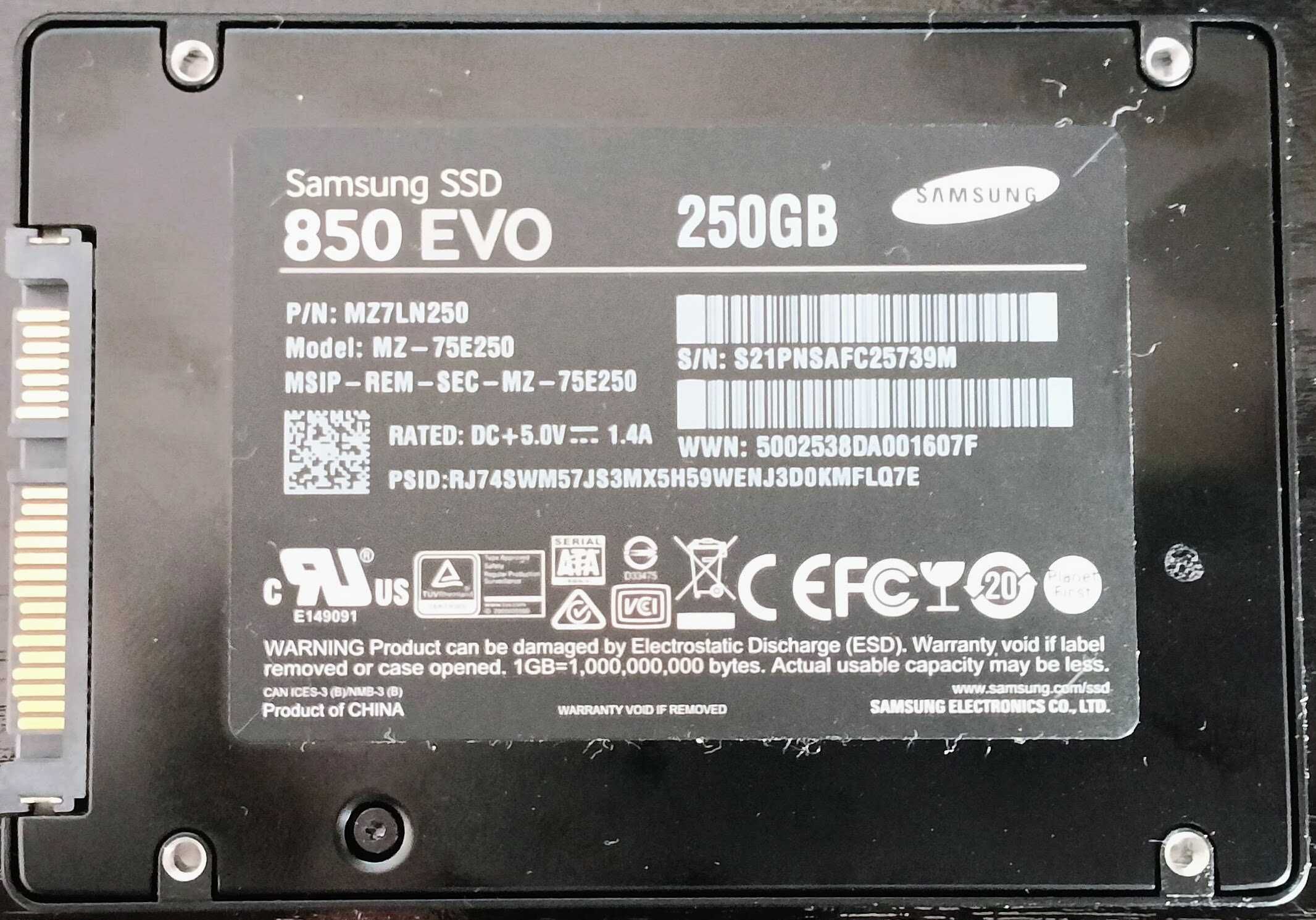 Discos Rígidos SSD 2.5", 240Gb, 250Gb e 512Gb
