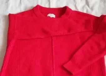 Sweterek damski czerwony wkładany przez głowę, Reserved , rozmiar M/L
