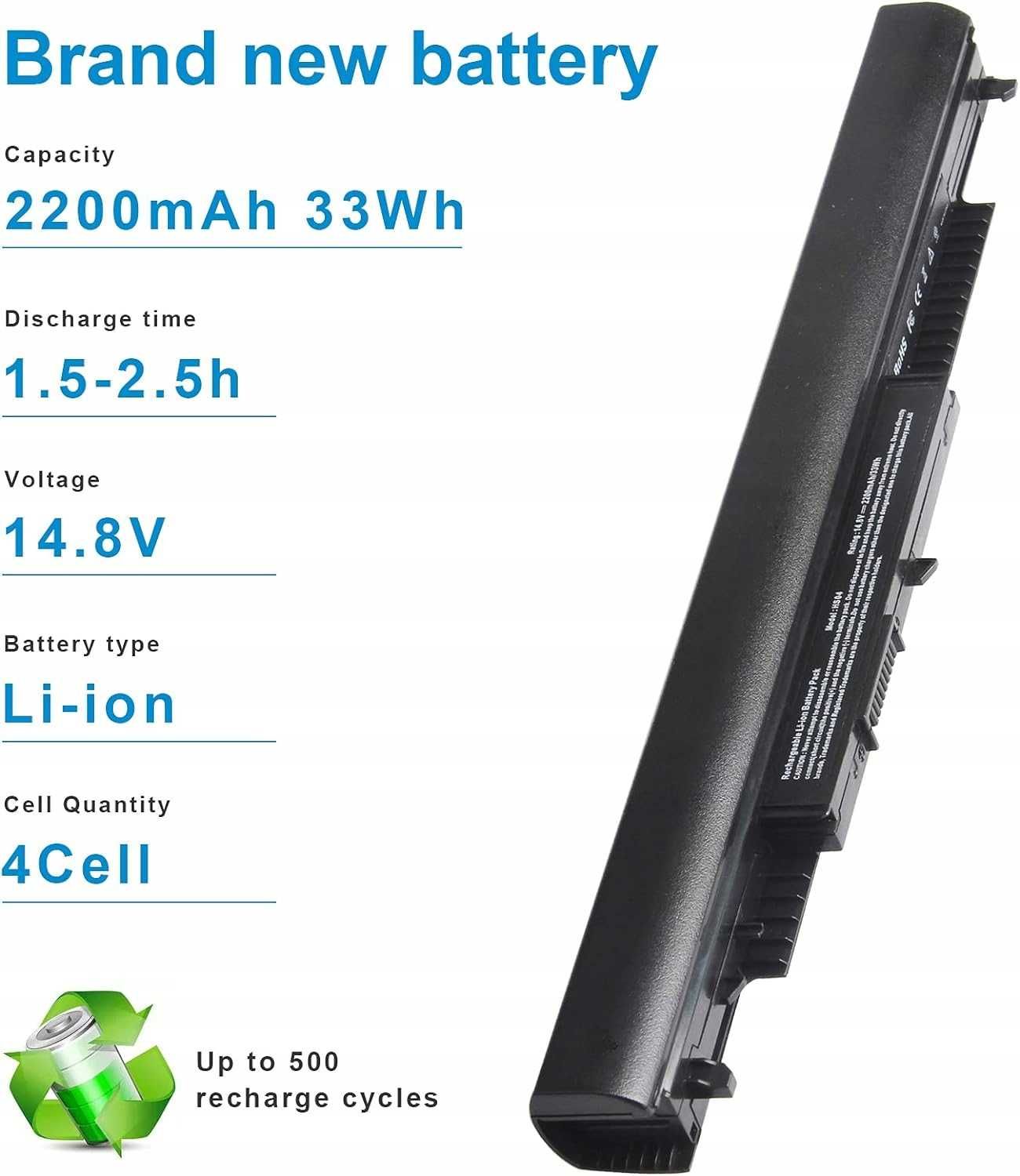 ASUNCELL HS03 HS04 zamiennik baterii DO HP 2200mAh 33Wh