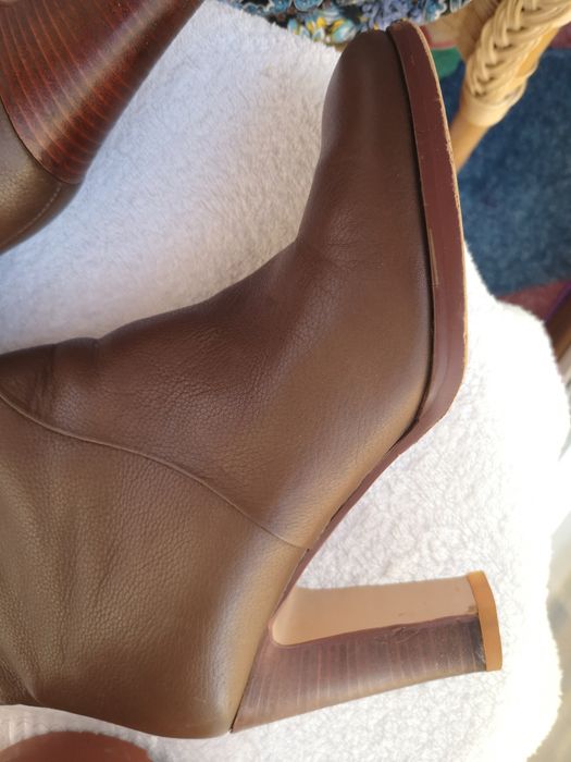 Чоботи зима натуральна шкіра сапоги