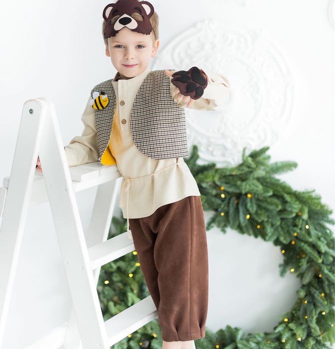 Костюм їжачка, ведмедика, вовка  104-110см