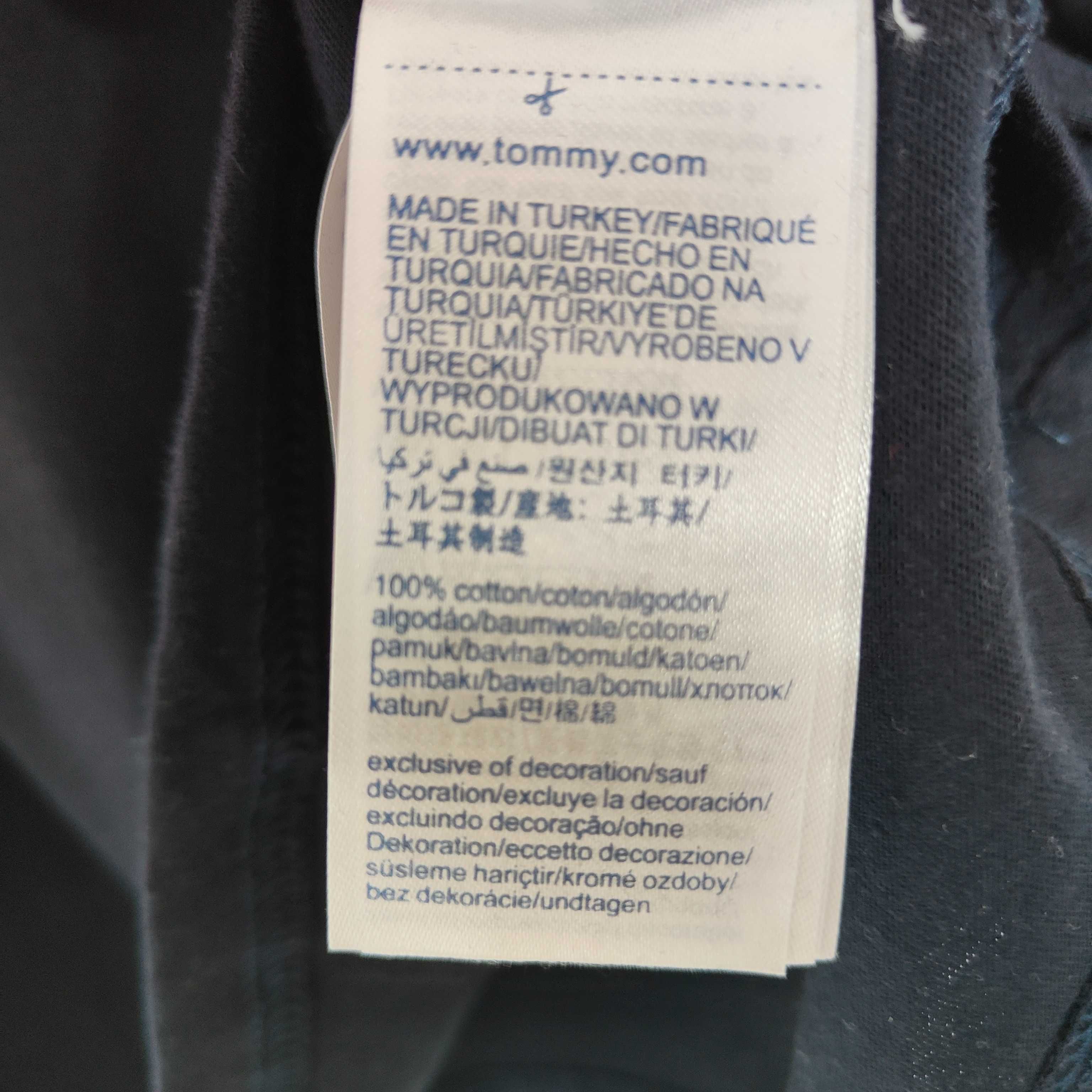 Koszulka t-shirt męski granatowy Tommy Hilfiger r. L