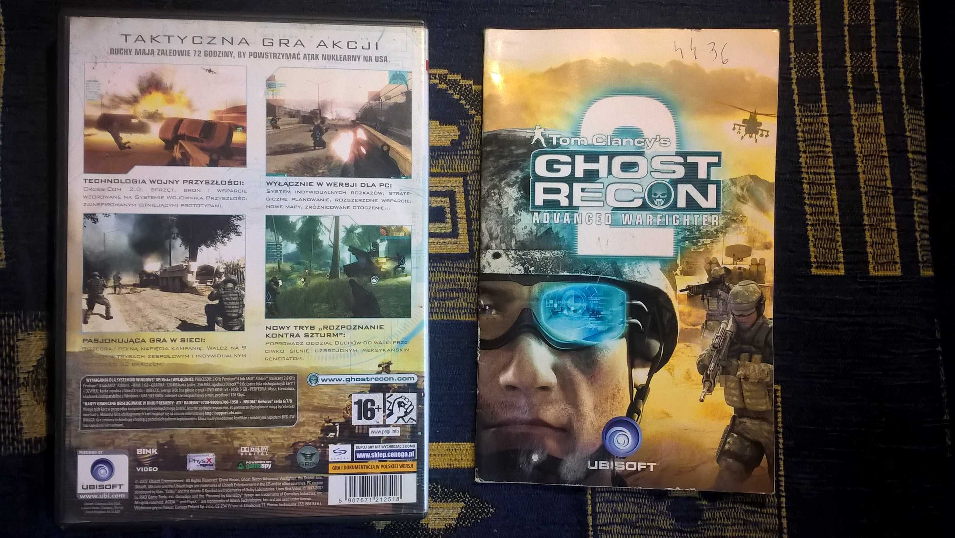 Tom Clancy's Ghost Recon Advanced Warfighter 2 Gra Na PC PL