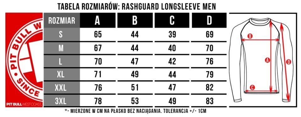 PIT BULL RASHGUARD rash longsleeve VALHALLA termoaktywna