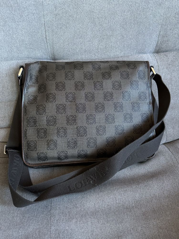 Мужская сумка премиум-класса бренда Loewe, 100% оригинал
