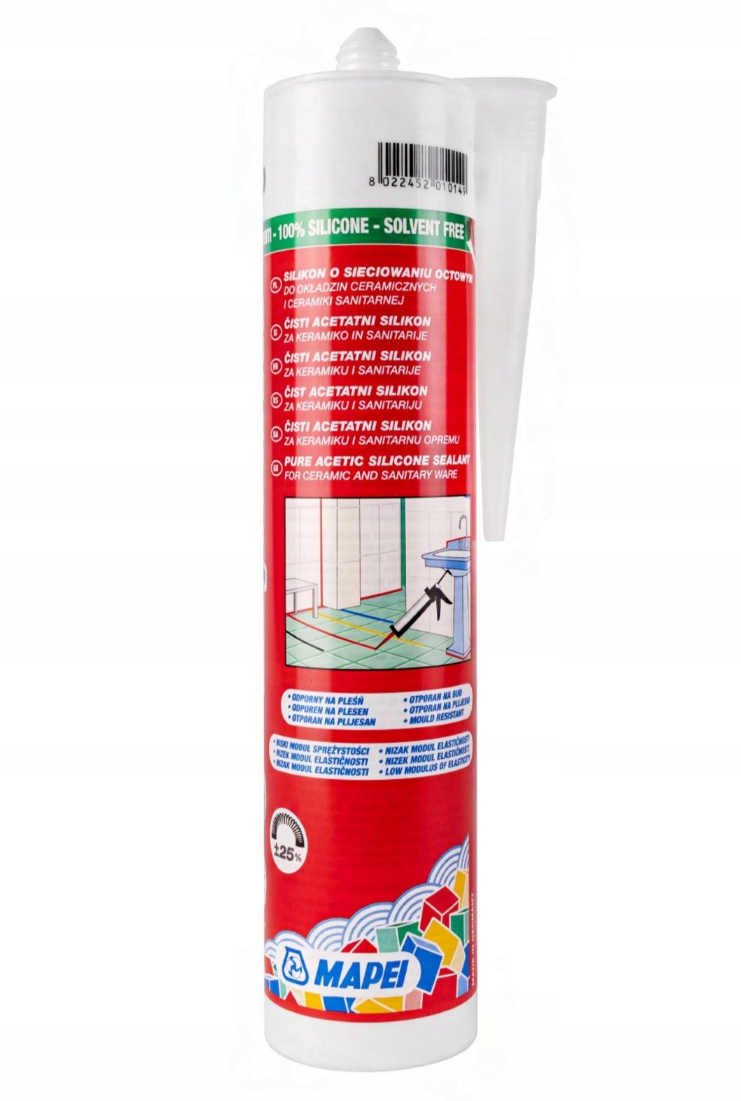 Silikon Sanitarny Mapei Mapesil AC 100 biały 310 ml uszczelniacz