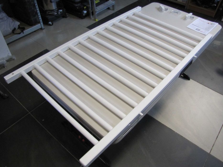 Kratka barierka blokująca Babybay do łóżeczka Boxspring biała