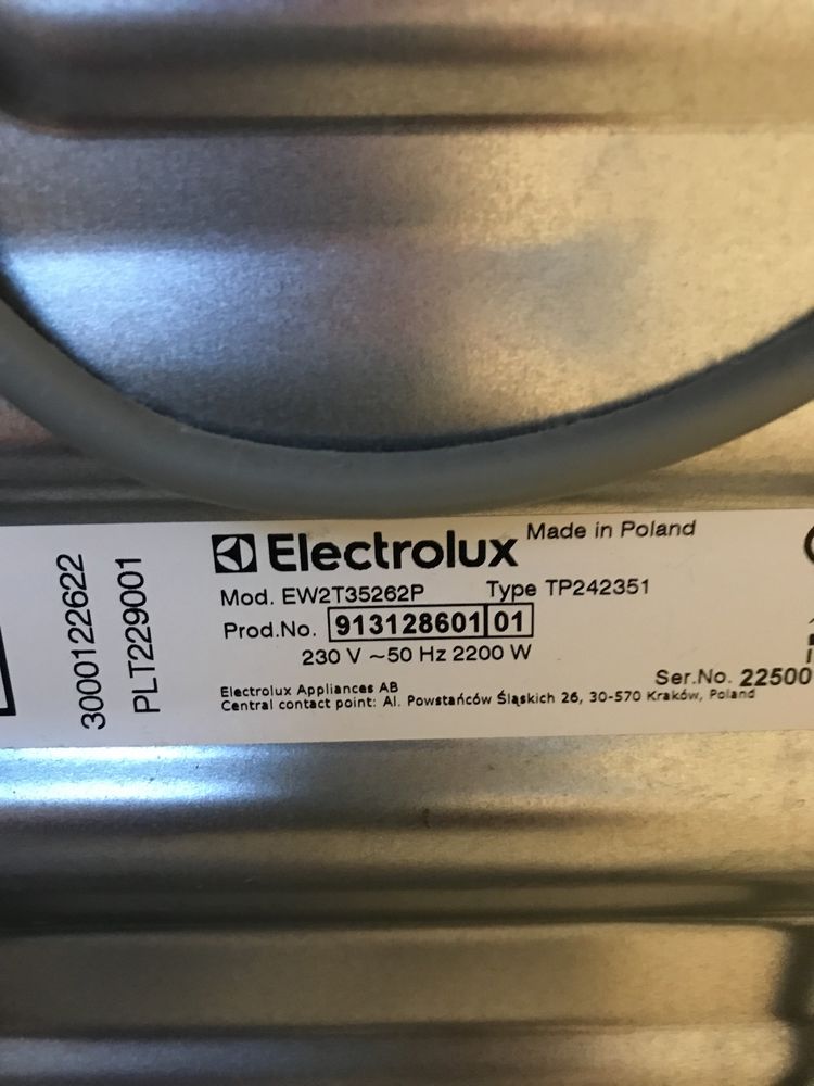 Pralka Elektrolux