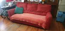 Sofá Ikea vermelho