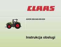 Instrukcja obsługi Claas AXION 950 | 940 | 930 | 920 PL
