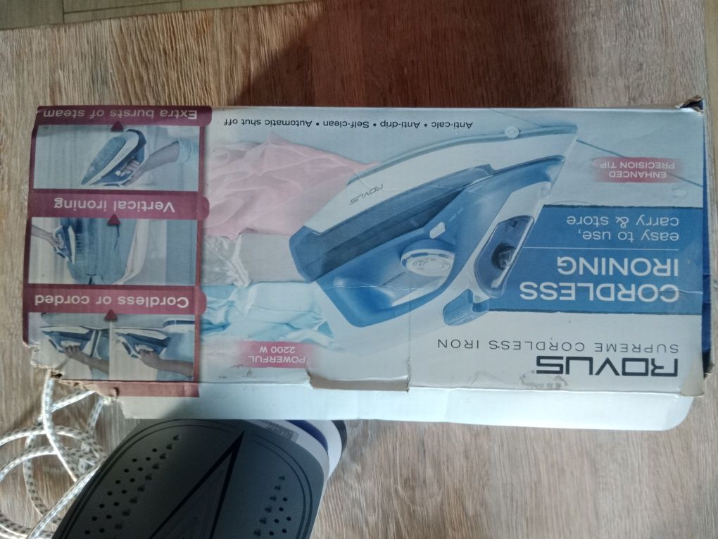 Żelazko rovus supreme cordless iron