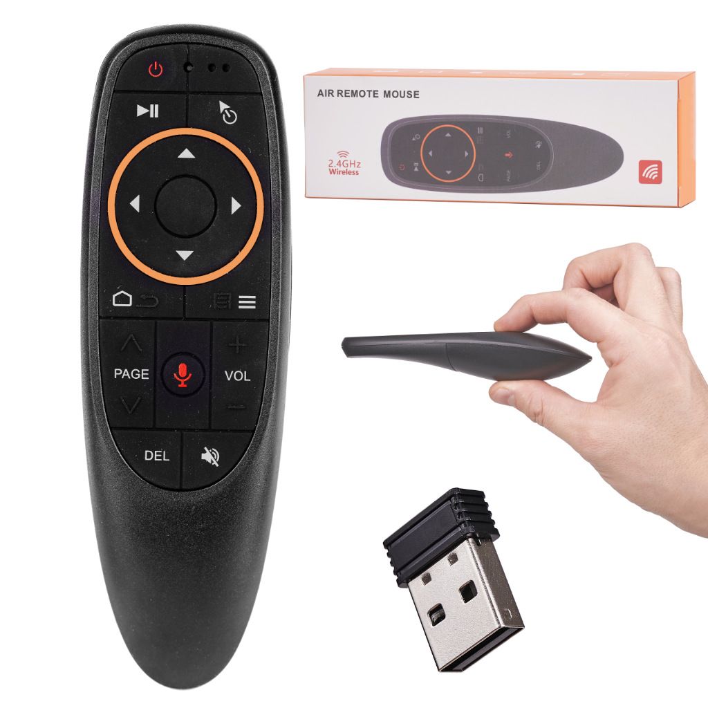 Pilot Do Laptopa Telewizora G10 Smart TV Box z Mikrofonem X9 USB