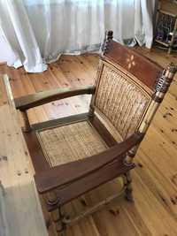 Stół krzesła komoda lustro zestaw mebli kolonialnych z Indonezji