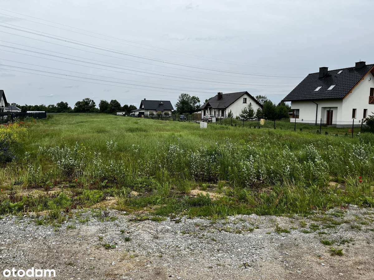 Dzialka budowlana Domaslaw, 10 arów, dojazd asfaltowy, z MPZP