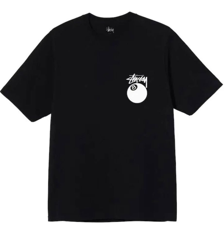 Мужская футболка Stussy 8 Ball T-shirt унисекс стусси стуссі  с шаром