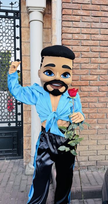 Надувной костюм  белого  медведя костюм стрептизерши  стрептизера