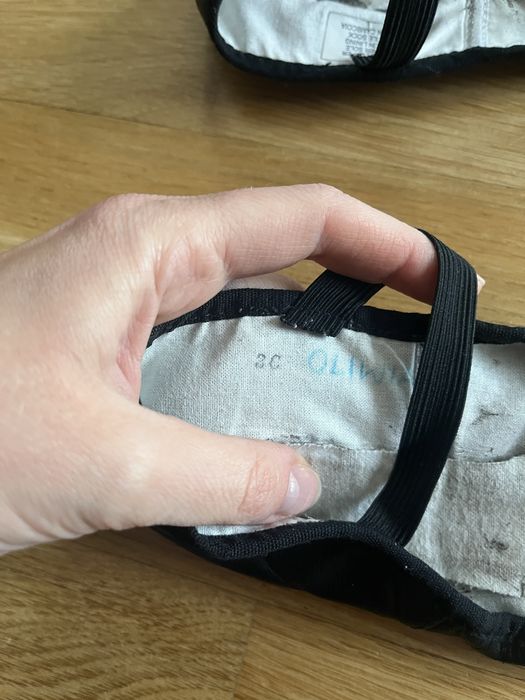 Baletki czarne 3C (32) skóra naturalna Bloch