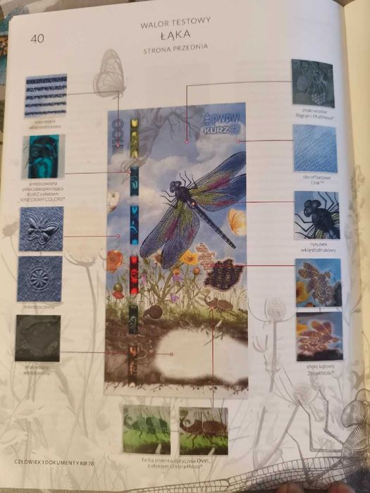 Walor testowy PWPW + KURZ "Łąka 100". Człowiek i dokumenty nr 78