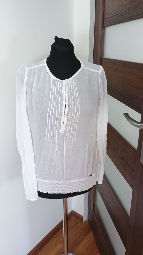 Elegancka biała bluzka Pepe Jeans S/M