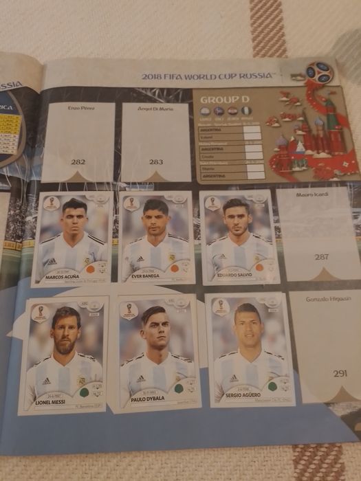 Caderneta Mundial 2018 Rússia.