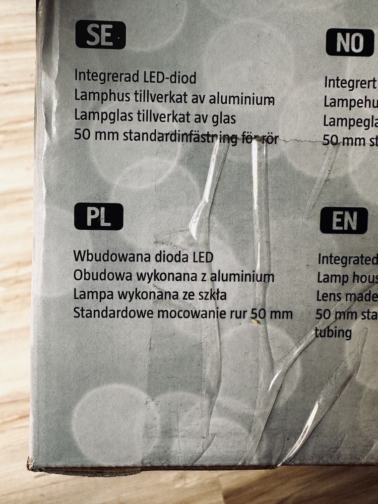 Lampa uliczna latarnia Ogrodowe oświetlenie LED 50W 5500K 4500 lm