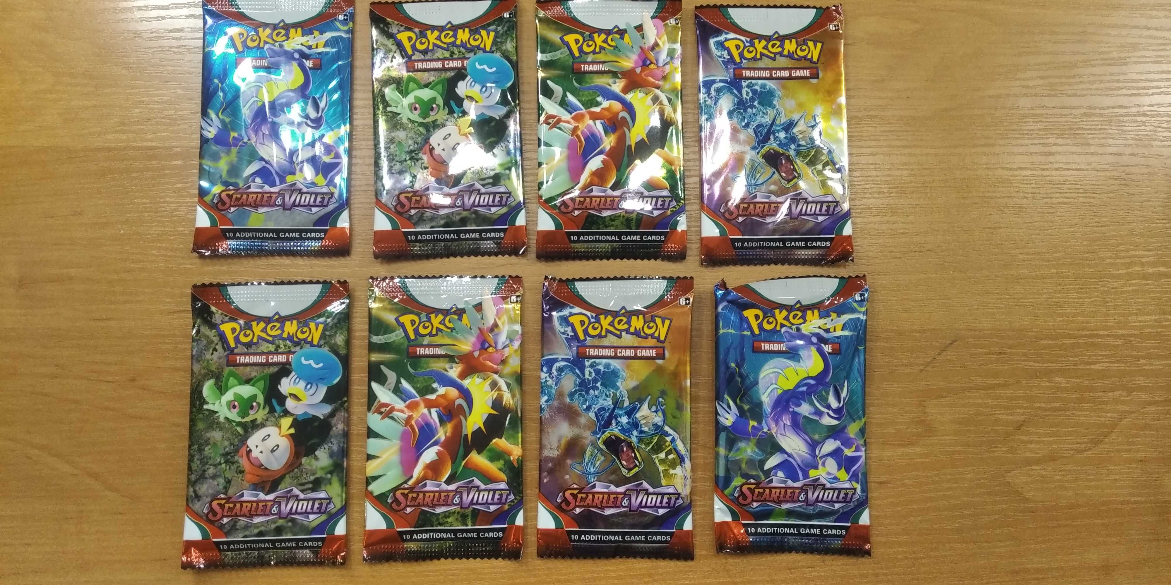 Нові запаковані Бустери карточки Pokemon
