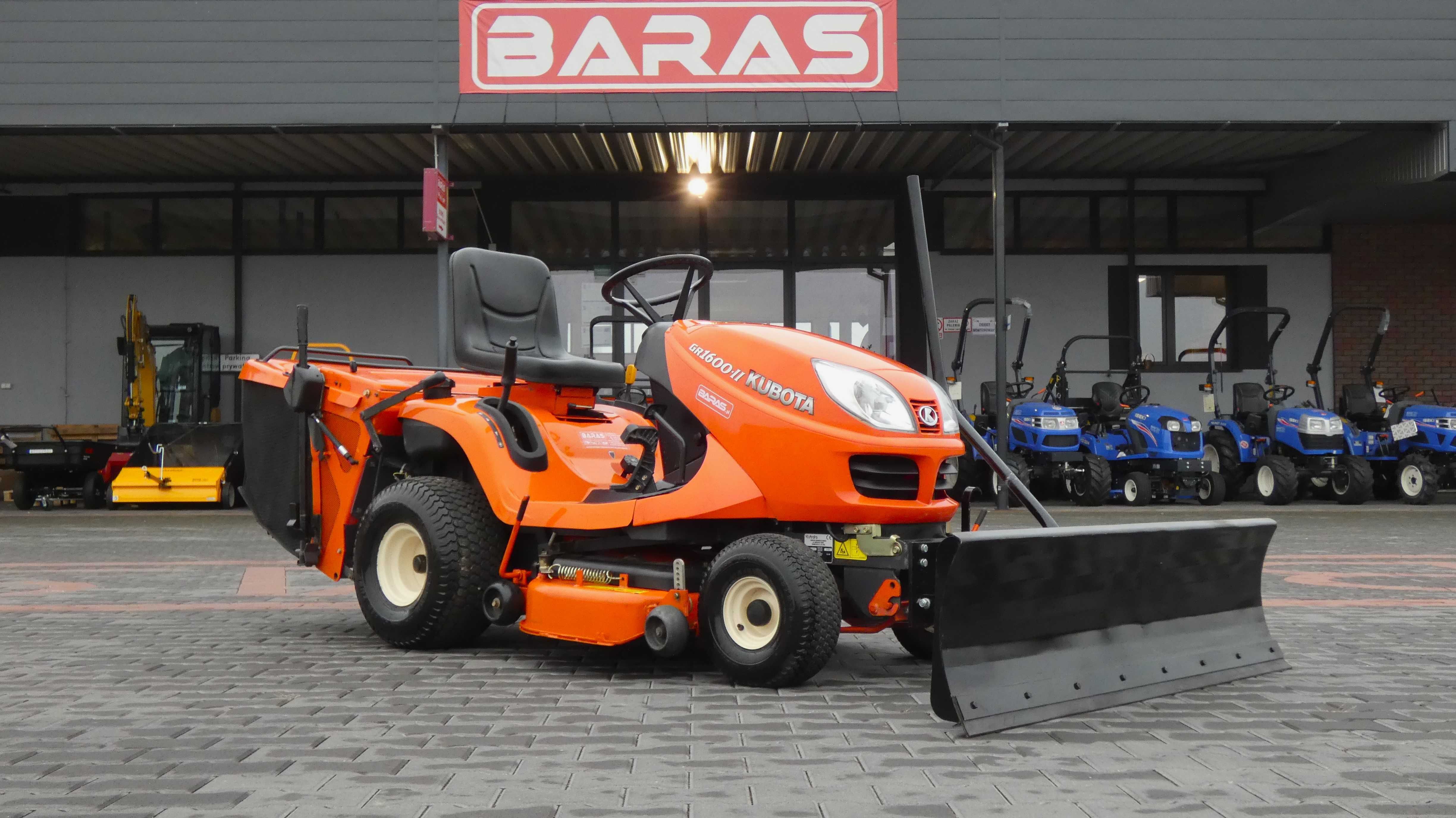 Traktorek kosiarka KUBOTA GR1600-II Diesel Pług  (081102.4) - Baras