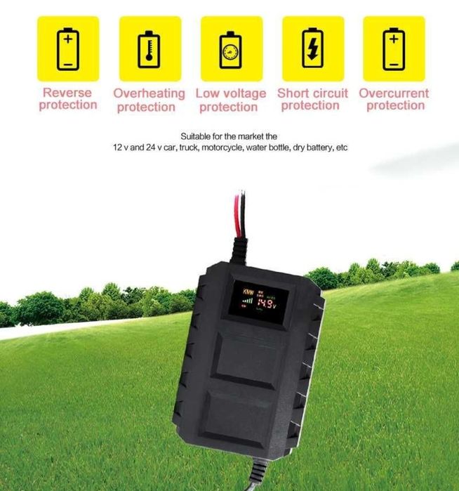 Зарядний пристрій lifepo4 - 12в , 20а , і для автомобільних, зарядка