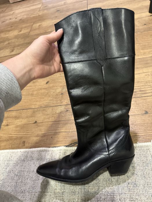 Чоботи- казаки шкіра