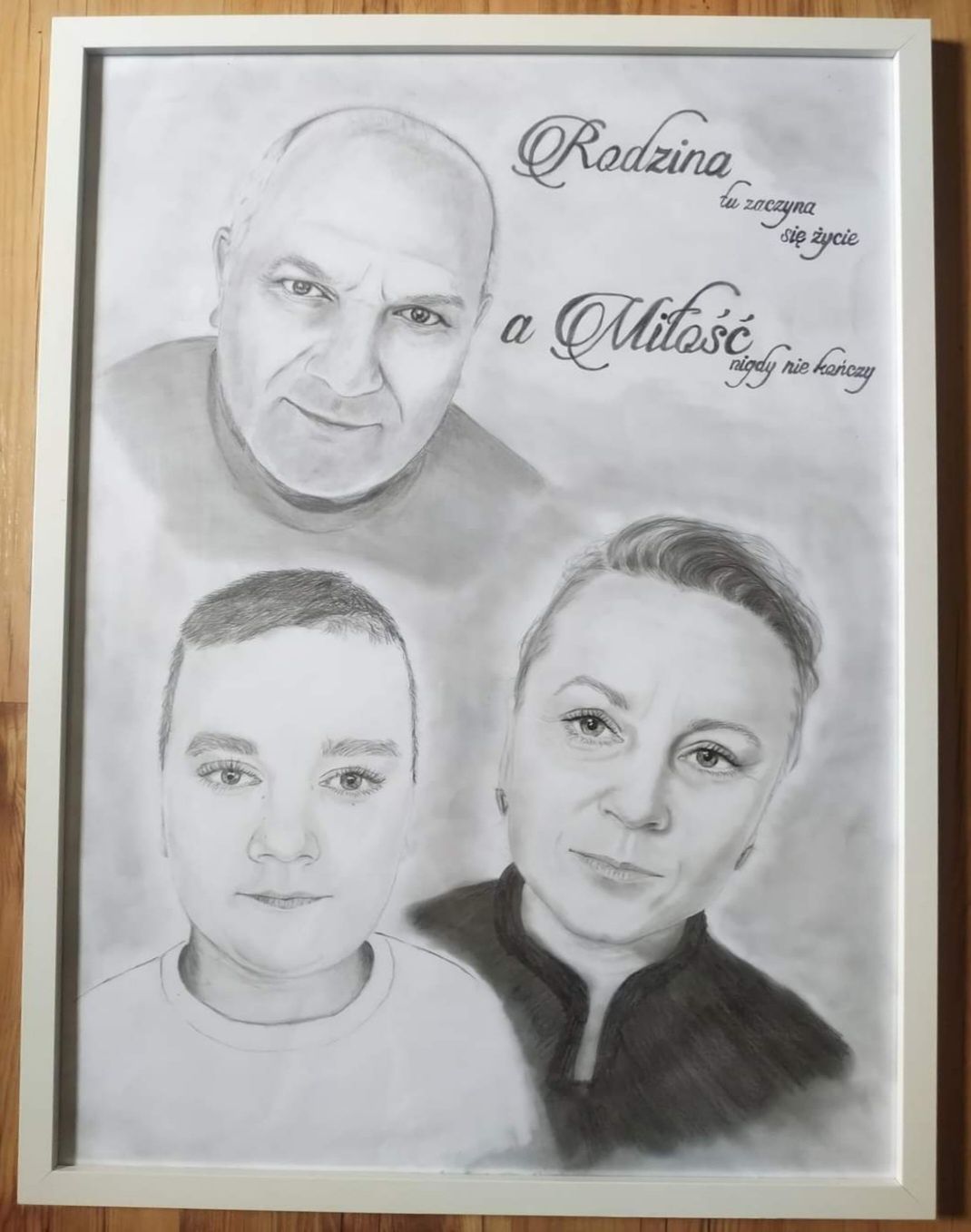 Portret ołówkiem to dobry prezent