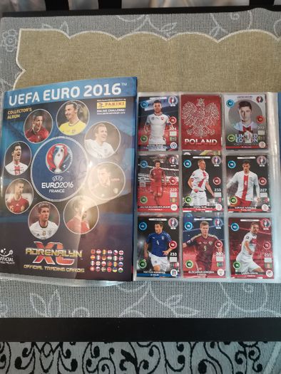 Karty UEFA EURO 2016 Panini Adrenalyn