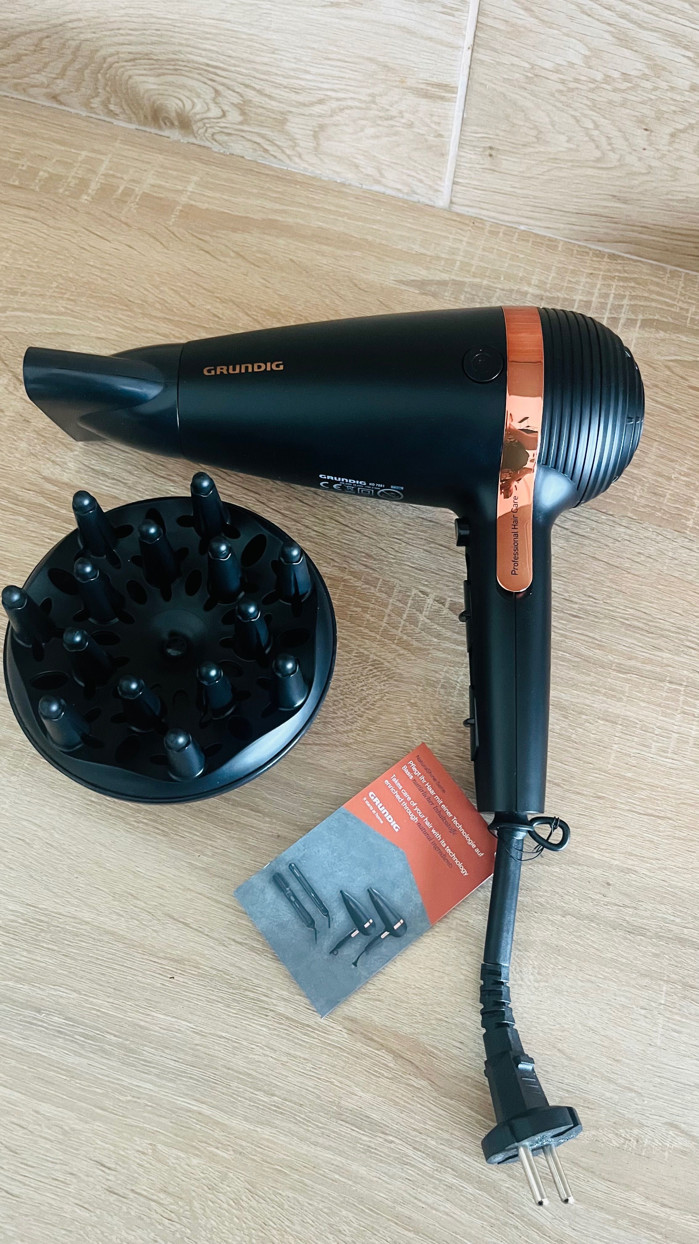 Grundig naturashine hd7081. Suszarka do włosów z dyfuzorem