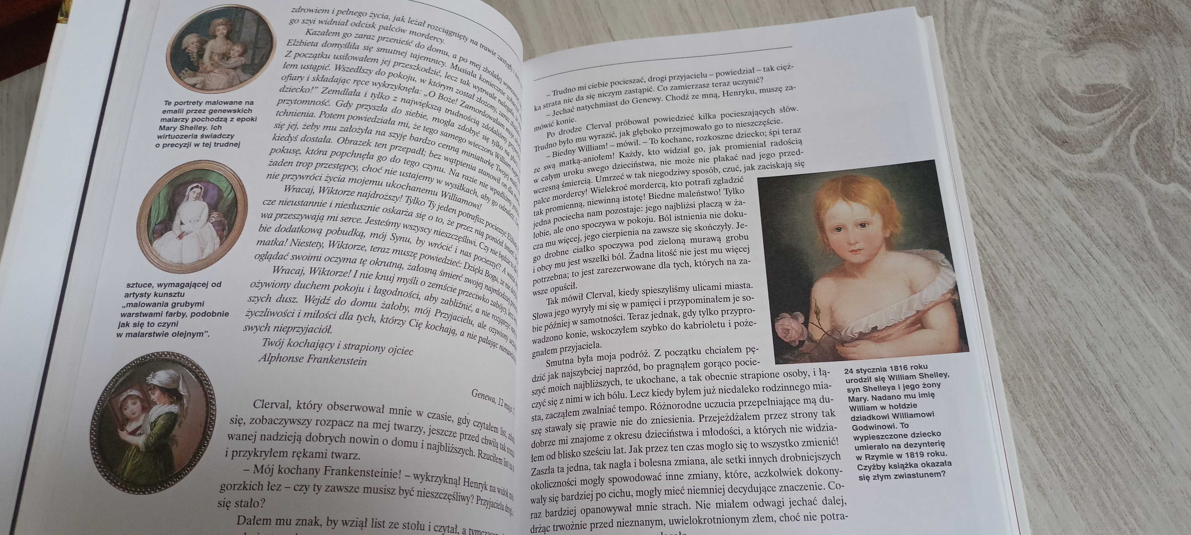Mary Shelley Frankenstein TWARDA OPRAWA  Świat Książki BDB