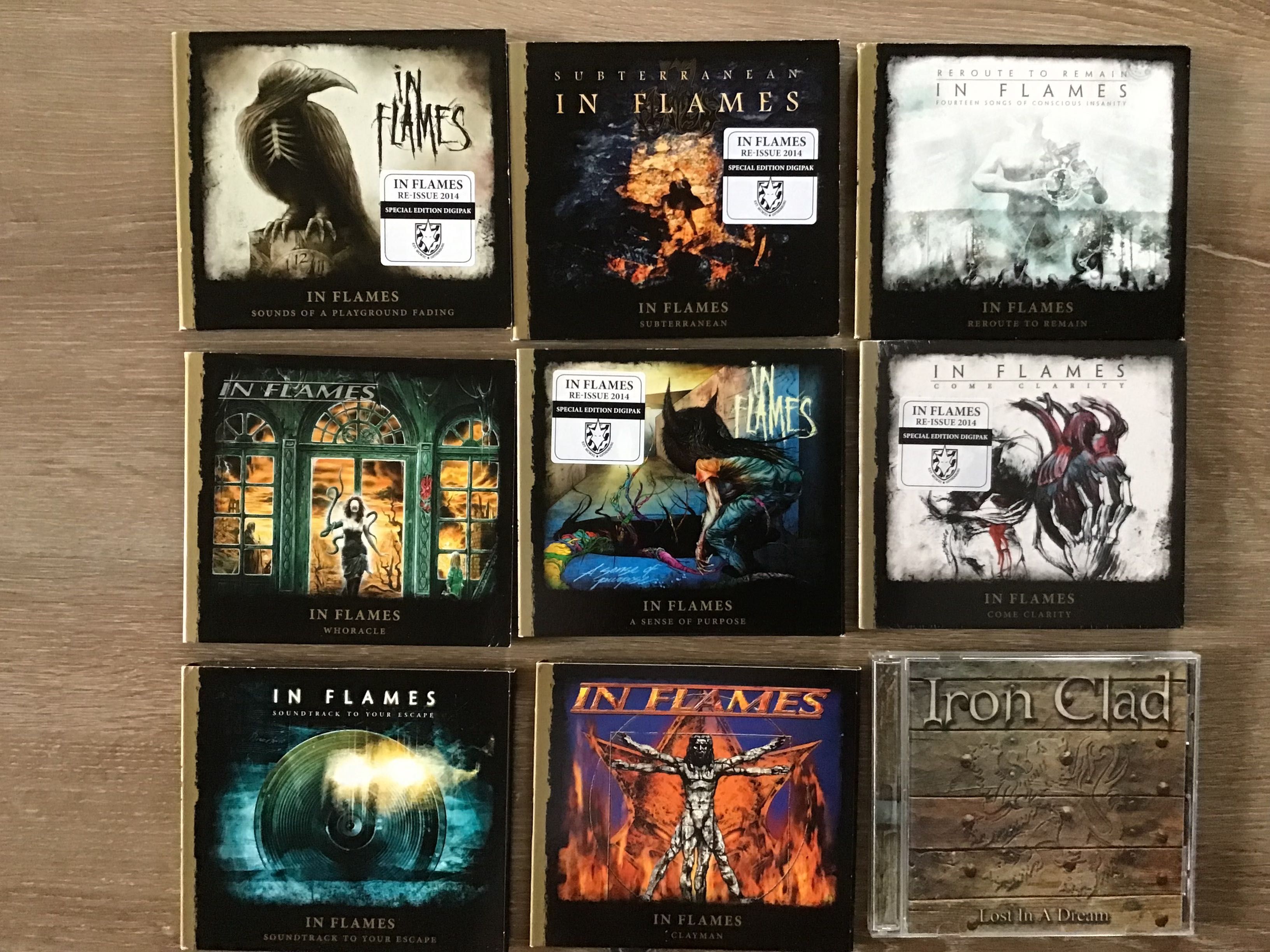 CDs pop e metal H+I