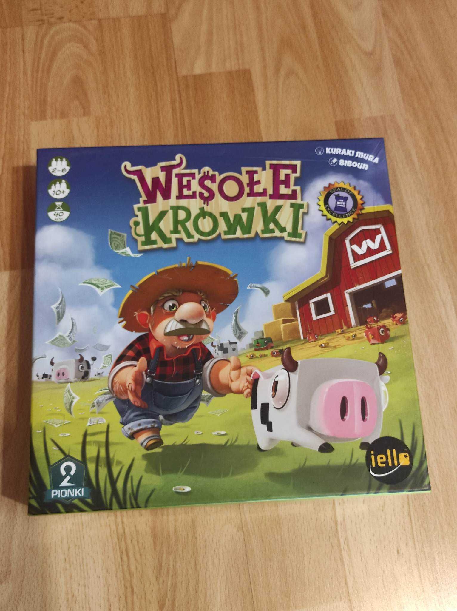 Wesołe krówki- gra planszowa